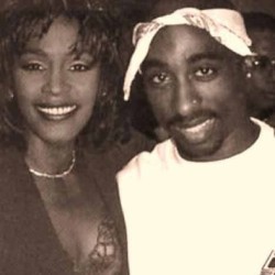 RIP to Whitney today🙏 get Pac ready for me up there. #whitney #restinpeace #tupac #rapethatass