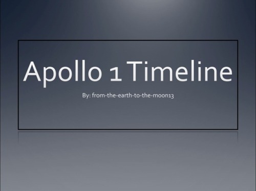 Timeline of the Apollo 1 Fire that unfortunately took place 51 years ago today