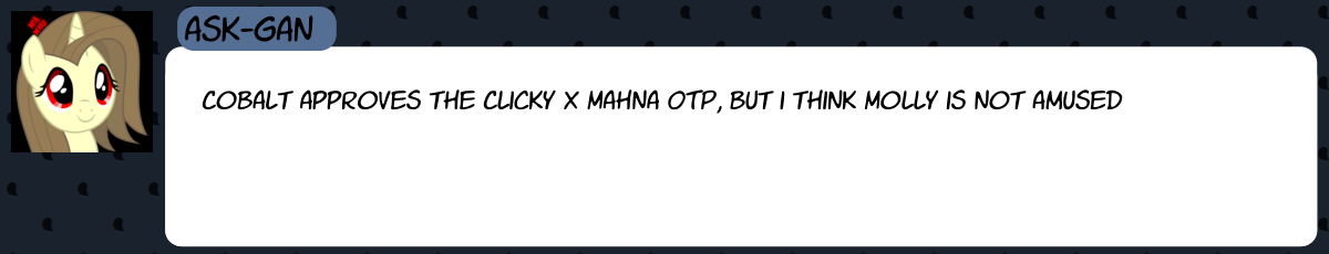 askthecookies:Dottie.c: How can you be so irresponsible, Dottie.t? Dottie.t: Greypie