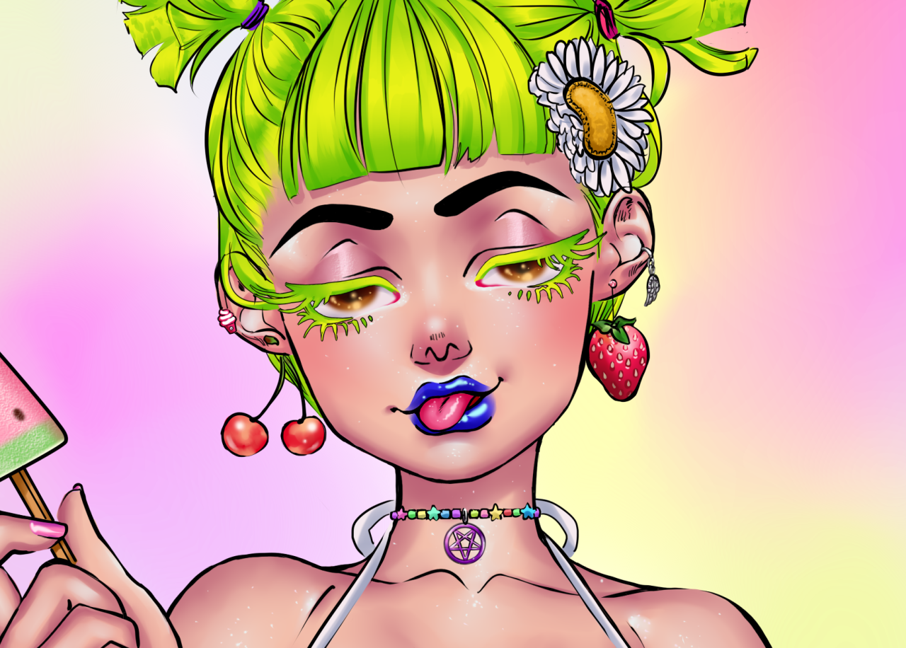 mmonsterbones:  dumb stress thing but yeah i havent drawn nancy once this year!!