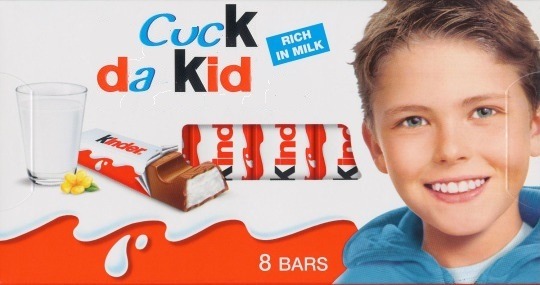 nwaighty8:  deathgripsforcutie:  konkeydongcountry:  abbasgreatesthits:  kinder chocolate