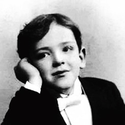 astairical:  Fred Astaire, on the left, at age 6 in 1905, and on the right, in the