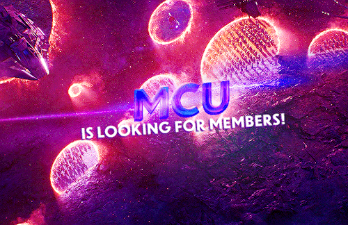mcu:MCU IS LOOKING FOR MEMBERS!For the past few years, this blog has been sort of stuck in limbo, without an admin being able to access the inbox or make any changes to the blog. We have finally fixed that problem with the help of Tumblr staff, and can now update the blog after 3 whole years.We are currently looking for members (and affiliates!) who can help keep the blog updated and post original content at least once every 2 weeks! If this interests you, please submit an application here!We’re so happy to get this blog back up and running! #signal boost