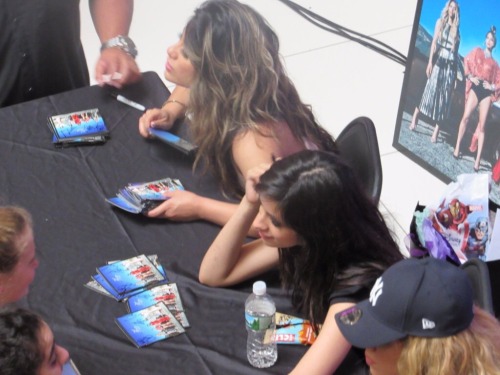Ally and Camila at the signing today