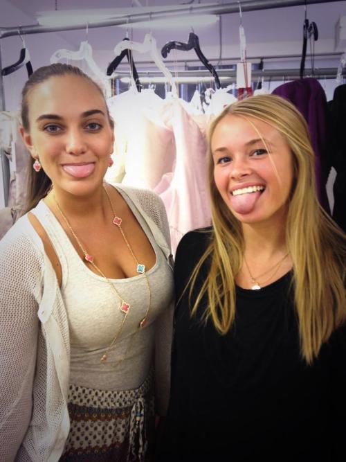 glabberapp:  Austin Scarlett interns taking the #GLABBERchallenge and sticking their tongue out to b