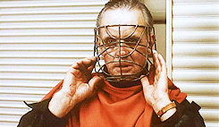 lostinhistorypics - Mask testing for The Silence of the Lambs,...