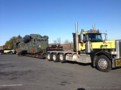 semitrckn:  Peterbilt custom 379 Heavy haul with a heli on wagon