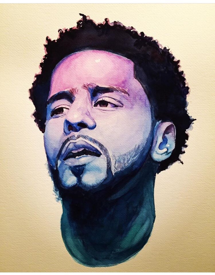 “The Wordsmith” watercolor painting by FelixSeeArts