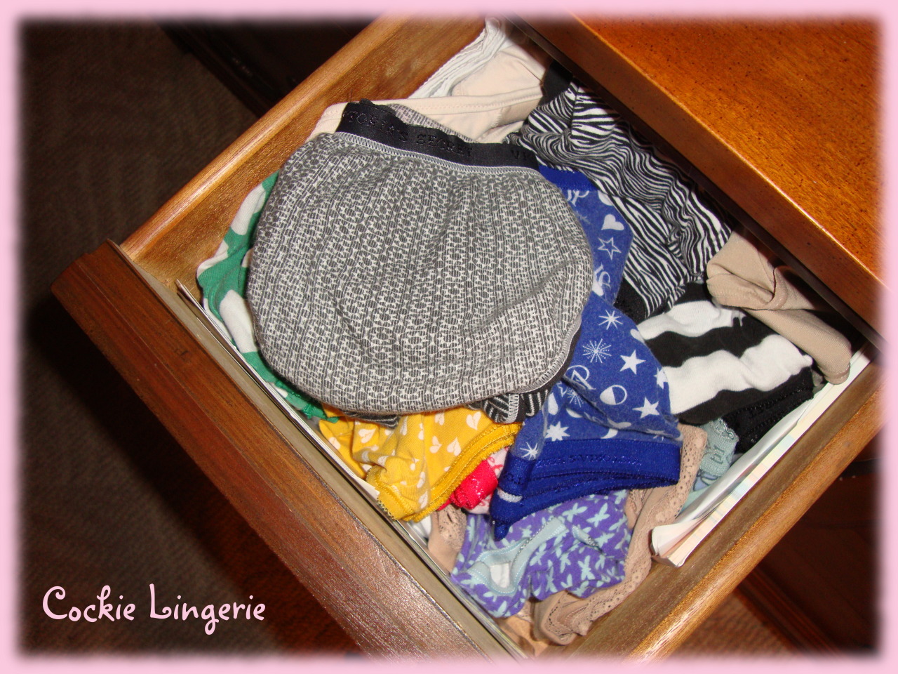 Cocky Lingerie’s ~ Pantie Drawer ParadeYou know you like to peek in those wonderful