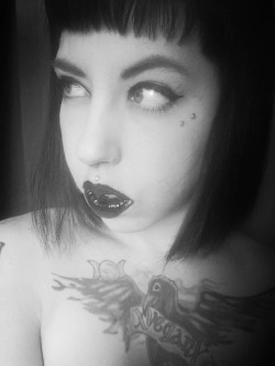 bevgodsgirls:   I wrote black lipstick for Vivian today. Now accepting souls and the contents of your wallet. 