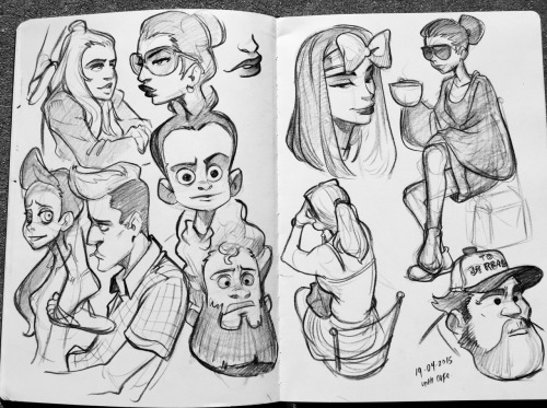 Sex reiquintero: Coffee shop sketches! A compilation pictures