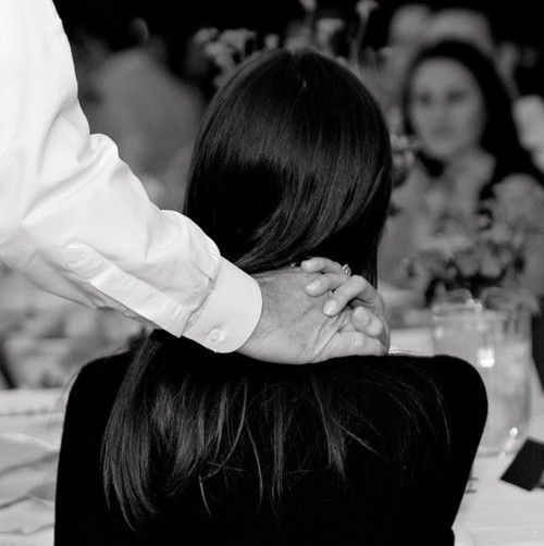 beautflstranger:  the simplest of an outward gesture his hand resting on her shoulder,