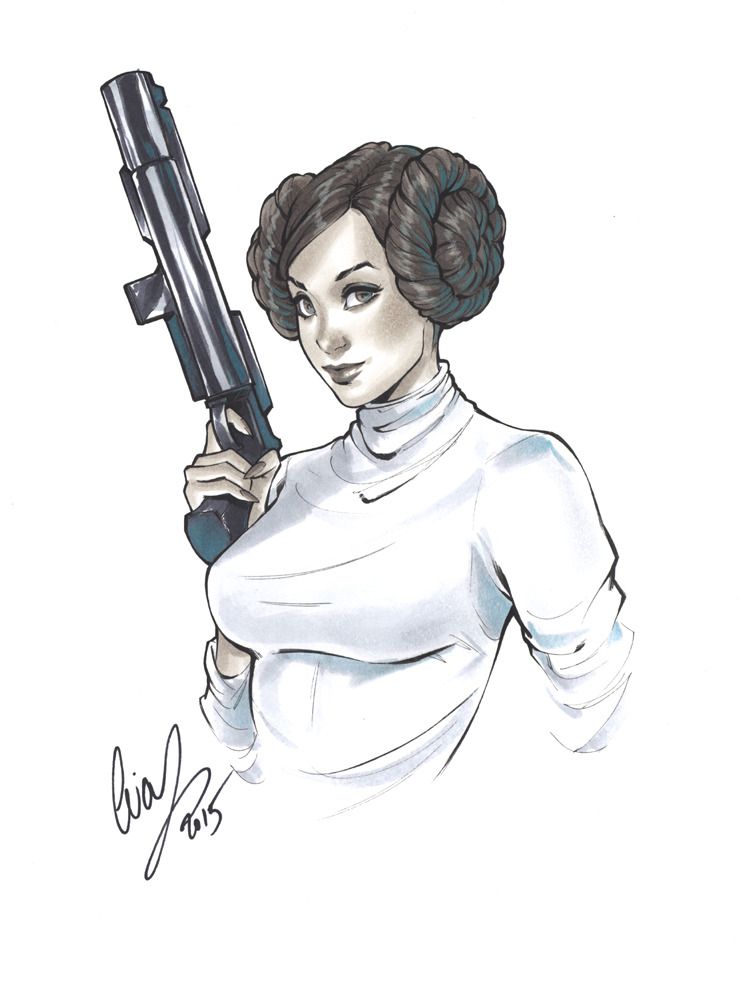 Princess Leia by Elias-Chatzoudis 
