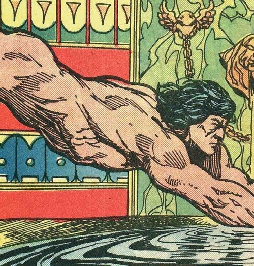 Shirtless Men in Comics