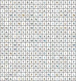 mollaythesassay:  puta-madre91:  Our psychological state allows us to see only what we want/need/feel to see at a particular time. What five words do you see?   this scares me a little 