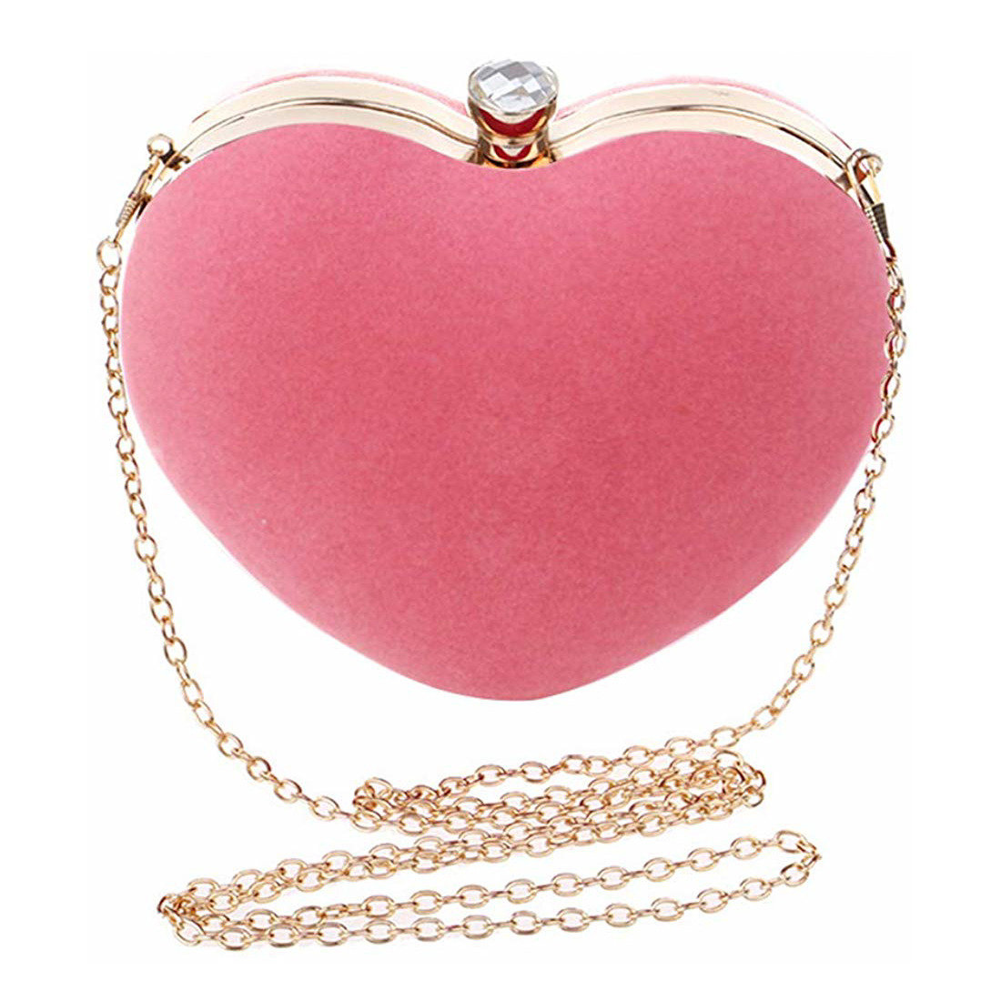 Peachblushparlour Pink Velvet Heart Clutch Purse Tumblr Pics