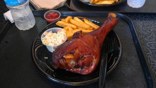 Turkey Leg Meal From Mel's Diner At Universal Studios Hollywood