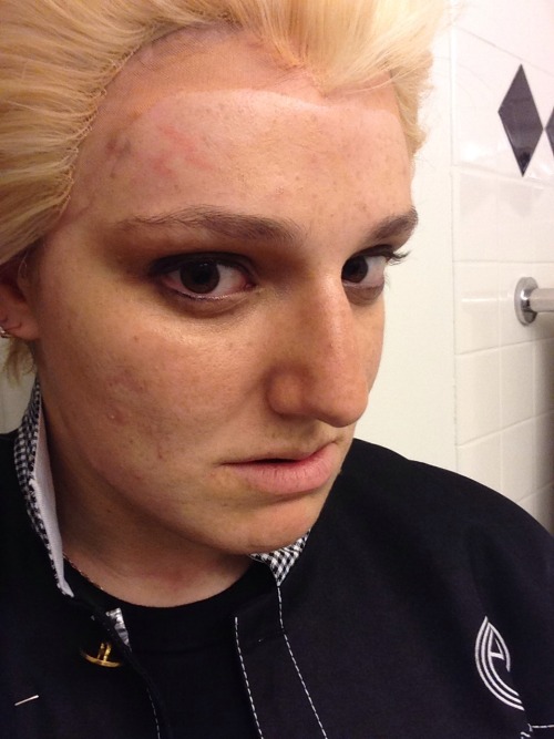 stella-rogers:“You sayin’ I like dudes?!”Kanji Tastumi (Persona 4) costume/makeup test! 