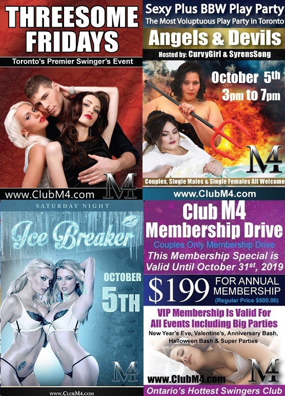 Club M4 Swingers Club — Friday Night Chatters Night