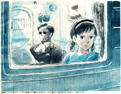 Animarchive:    Tenkuu No Shiro Laputa/Castle In The Sky (Novel) - Illustrations