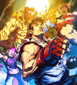 dotcore:  Street Fighter.by Gonzalo Ordóñez