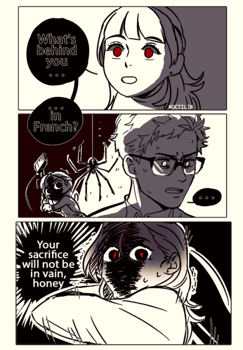 noctilin:and this is how they discovered sae’s dark humor[p3/p5 family au]