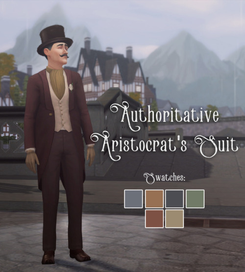 historicalsimslife: Authoritative Aristocrat’s Suit / SIMBLREEN 2018 TREATS Part 2 out of 4 in
