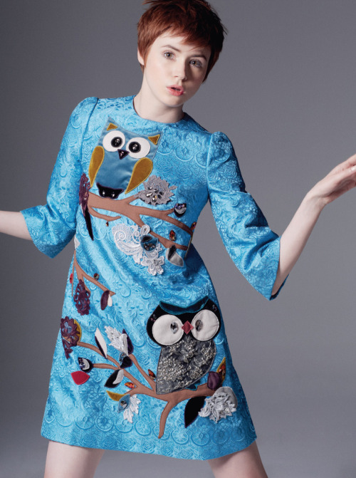 Karen Gillan by Taghi Naderzad for InStyle