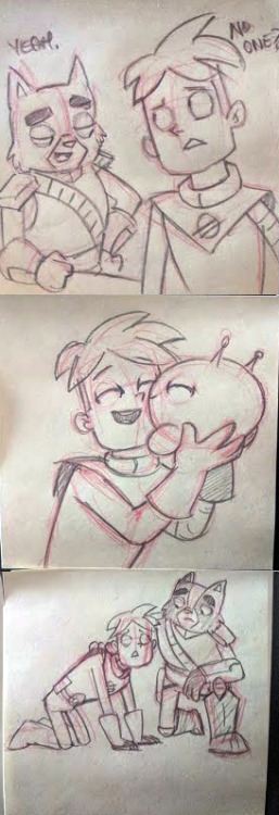 When I worked on Final Space every now and then there’d be a shot in my scenes where I wasn&rs
