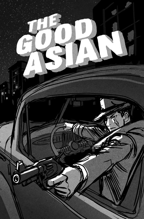 My variant cover for The Good Asian #5 is coming out this week. Written by Pornsak Pichetshote 