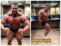 mongolwarrior66:  Jay Cutler in prep for the 2013 Mr. Olympia 