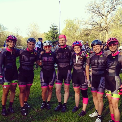 dfitzger: By pink7grl: Team #kruiscx after the first race in the R&A Cycles New York Cycling Ser