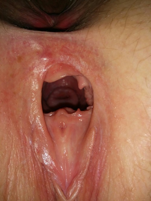 o-porno:  myblogfornudes:  justanotherpornbl0g:  Mmmhmmm look at all that lady cum dripping down her.  You guys realize this is me, right? I thought the purple monster in my pussy would get more than 9 notes. ;)   