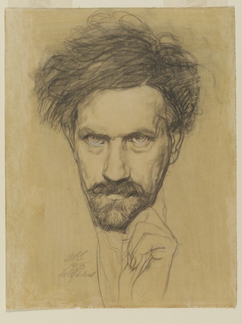 Austin Osman Spare (English, 1886-1956), Self-portrait, 1935. Drawing. Victoria & Albert Museum, London.