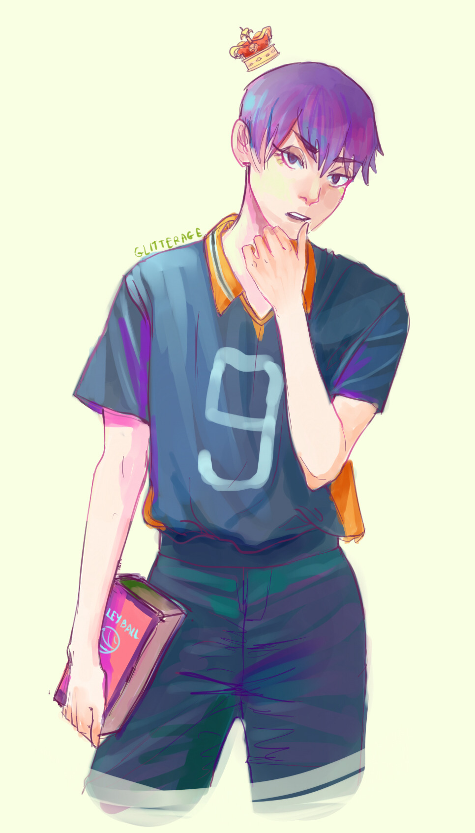 glitterage-art:  king of the court in high waist trousers, give me life