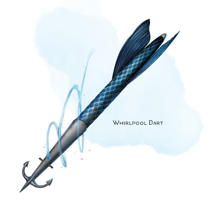 The Griffon's Saddlebag — ⚔️ 𝗡𝗲𝘄 𝗶𝘁𝗲𝗺! Whirlpool Dart Weapon (dart