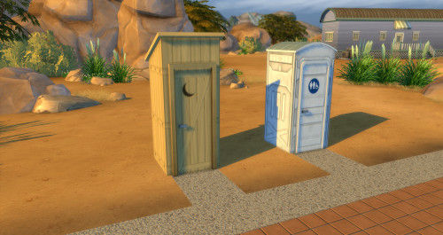  Off the grid Outhouse & Portable potty.Hello I have finished this Off the grid objects for your