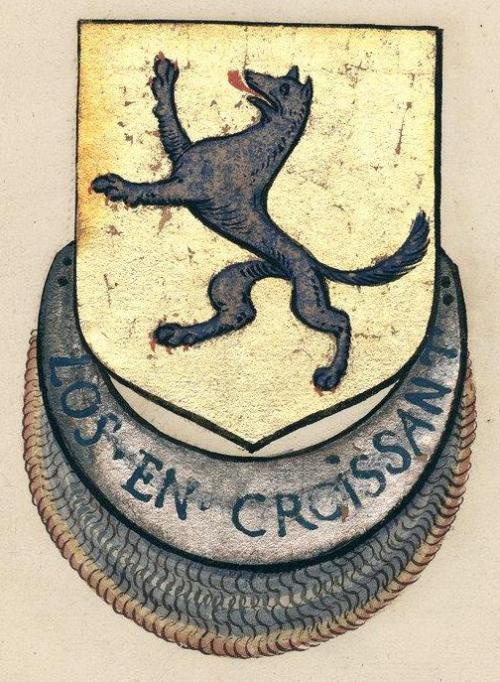 Coat of arms of Fouquet d'Agoult. Amoiries des chevaliers de l'ordre du Croissant, created by Ren&ea