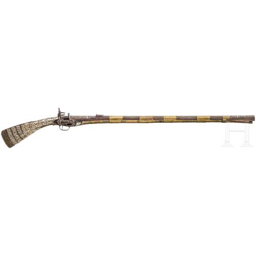 Pearl and brass mounted miquelet musket, Bulgaria, early 19th centuryfrom Hermann Historica