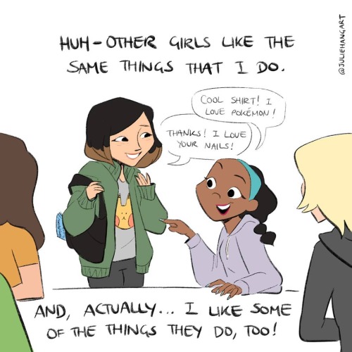 sandersstudies: catchymemes: Credit: @juliehangart I had my “not like other girls” phase