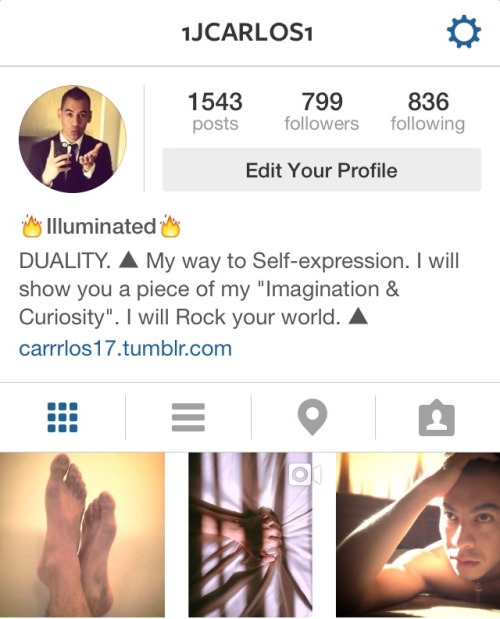 Check it out… Follow me on Instagram @1jcarlos1