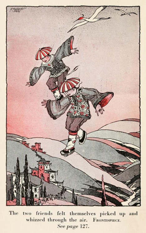 fuckyeahvintageillustration: ‘Wonder tales from Tibet’ by Eleanore Myers Jewett, illustr