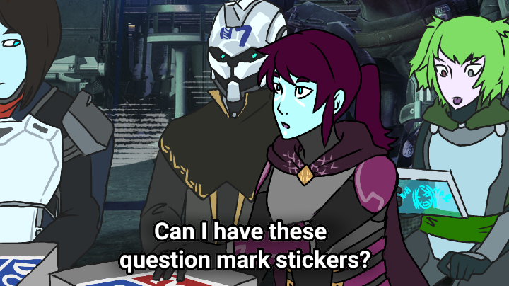 uni416:  How I imagine Faction Rallies workGuardians, in order of appearance, belong