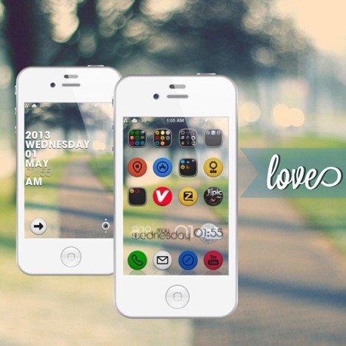 Love and passion. &ldquo;You are what you wear&hellip;&rdquo; *ﾟ #ios #theme #tweaks #anonnymous #br