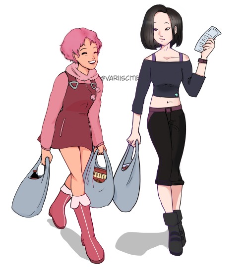 Drew these two again :&gt;But&hellip;where are they going?