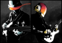 Matttaylordraws:  Rejoice! There Is New Daft Punk Material Imminent!If Of Course