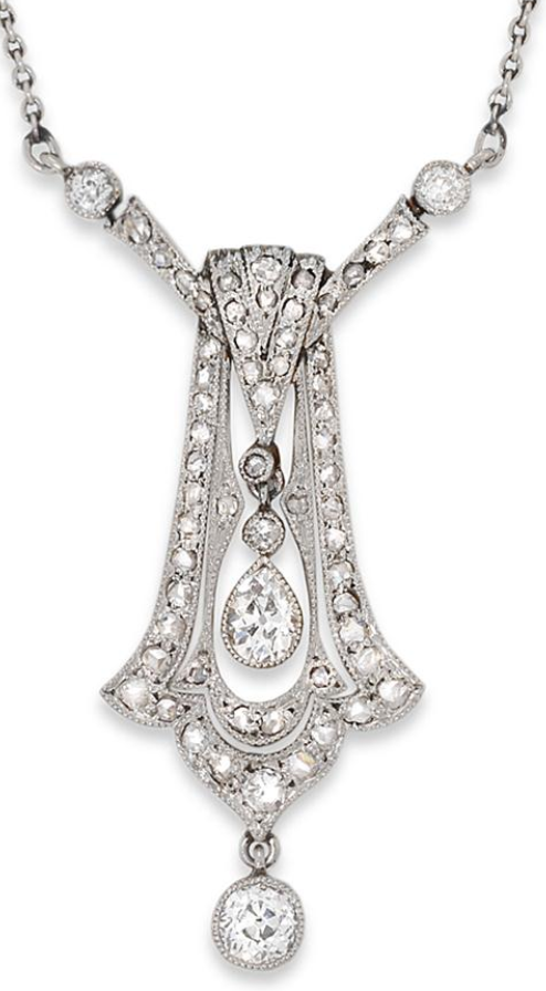 Diamonds in the Library — An Edwardian diamond pendant from ...