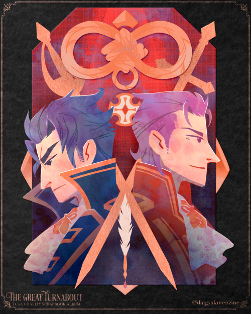 Sticker design I made for @daigyakutenzine !Preσrders are open until April 24th, check the zine’s ac