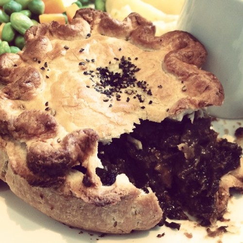 After last evening&rsquo;s play, pie was a necessity. #TitusAndronicus (at White Swan, Pimlico)