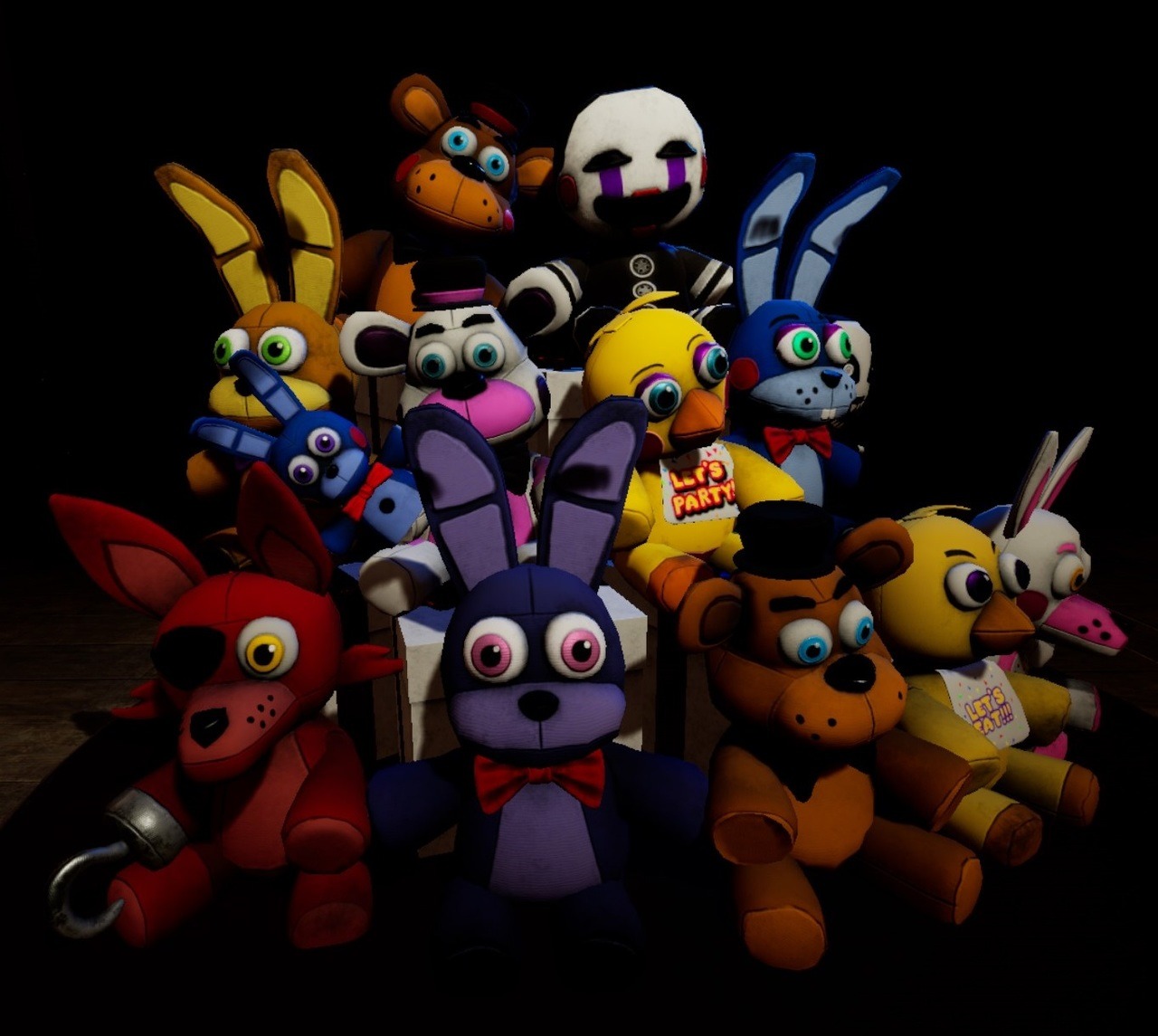 fnaf vr plushies